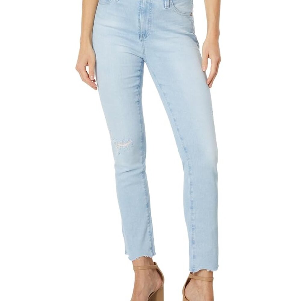 AG Mari Crop High Rise Slim Straight jeans